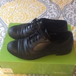 Born Black Leather Oxfords 9M